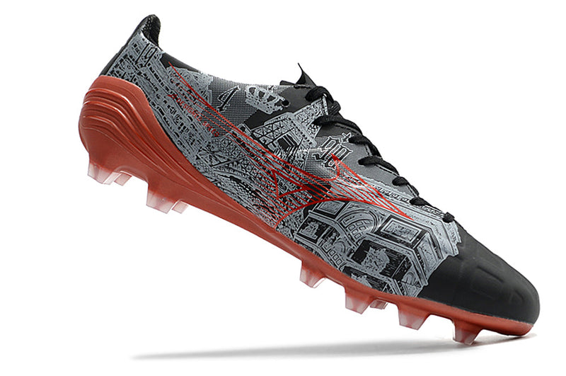 Chuteira Campo Mizuno Alpha FG   Elite + Brindes Exclusivos