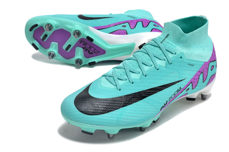 Chuteira Campo Nike Air Zoom Mercurial Superfly 9 SG - Trava Mista Elite + Brindes Exclusivos