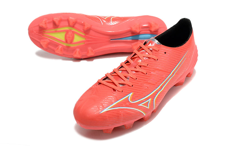 Chuteira Campo Mizuno Alpha FG   Elite + Brindes Exclusivos